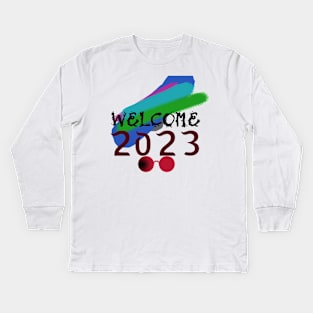 HELLO 2023 (HNY) Kids Long Sleeve T-Shirt